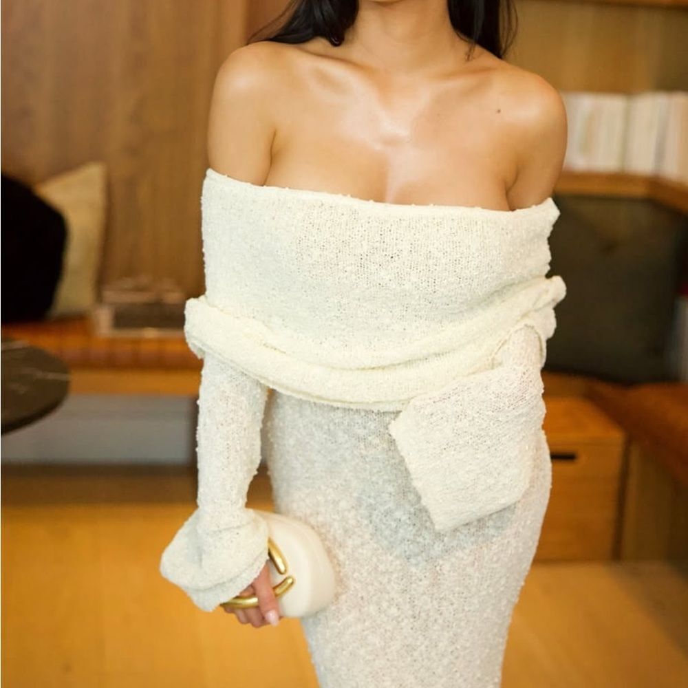 White marble and gold clutch